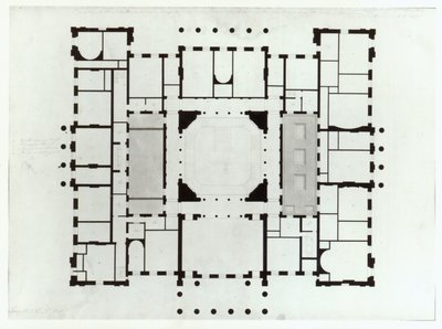 Plano del piso entreplanta, 1815 de Benjamin Dean Wyatt